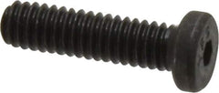 Value Collection - #8-32 UNC Hex Socket Drive, Low Socket Cap Screw - Alloy Steel, Black Oxide Finish, Fully Threaded, 5/8" Length Under Head - Apex Tool & Supply