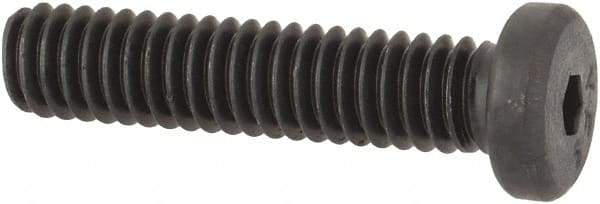 Value Collection - #8-32 UNC Hex Socket Drive, Low Socket Cap Screw - Alloy Steel, Black Oxide Finish, Fully Threaded, 3/4" Length Under Head - Apex Tool & Supply