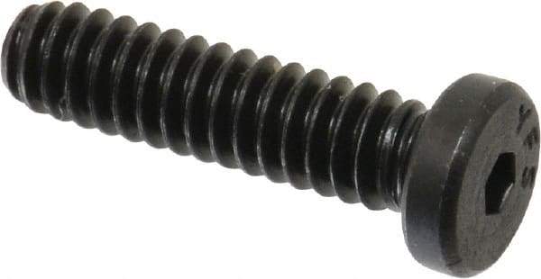 Value Collection - #10-24 UNC Hex Socket Drive, Low Socket Cap Screw - Alloy Steel, Black Oxide Finish, Fully Threaded, 3/4" Length Under Head - Apex Tool & Supply