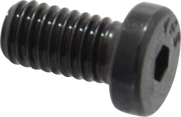 Value Collection - #10-32 UNF Hex Socket Drive, Low Socket Cap Screw - Alloy Steel, Black Oxide Finish, Fully Threaded, 3/8" Length Under Head - Apex Tool & Supply