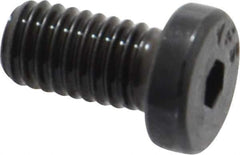 Value Collection - #10-32 UNF Hex Socket Drive, Low Socket Cap Screw - Alloy Steel, Black Oxide Finish, Fully Threaded, 3/8" Length Under Head - Apex Tool & Supply