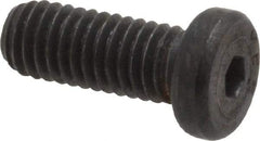Value Collection - #10-32 UNF Hex Socket Drive, Low Socket Cap Screw - Alloy Steel, Black Oxide Finish, Fully Threaded, 1/2" Length Under Head - Apex Tool & Supply