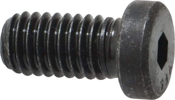 Value Collection - 3/8-16 UNC Hex Socket Drive, Low Socket Cap Screw - Alloy Steel, Black Oxide Finish, Fully Threaded, 3/4" Length Under Head - Apex Tool & Supply