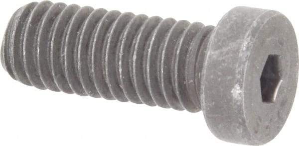 Value Collection - 3/8-16 UNC Hex Socket Drive, Low Socket Cap Screw - Alloy Steel, Black Oxide Finish, Fully Threaded, 1" Length Under Head - Apex Tool & Supply