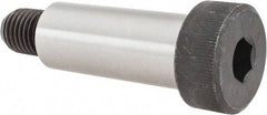 Value Collection - 1-1/4" Shoulder Diam x 3" Shoulder Length, 7/8-9 UNC, Hex Socket Shoulder Screw - 4140 Alloy Steel, Uncoated, 3/4" Head Height x 1-3/4" Head Diam - Apex Tool & Supply