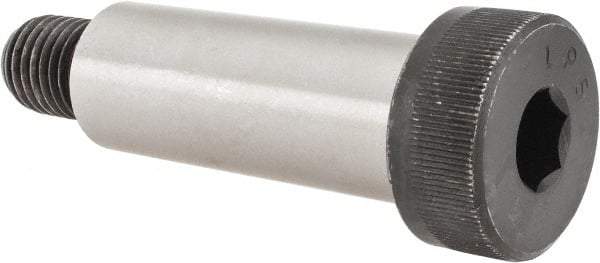 Value Collection - 1-1/4" Shoulder Diam x 3-1/4" Shoulder Length, 7/8-9 UNC, Hex Socket Shoulder Screw - 4140 Alloy Steel, Uncoated, 3/4" Head Height x 1-3/4" Head Diam - Apex Tool & Supply