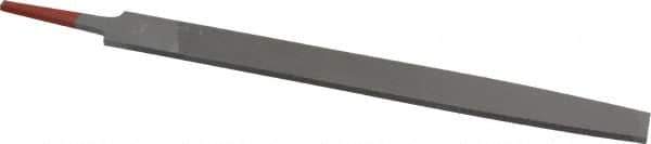 Simonds File - 10" Long, Bastard Cut, Mill American-Pattern File - Single Cut, Tang - Apex Tool & Supply