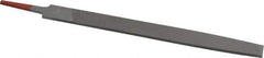 Simonds File - 10" Long, Bastard Cut, Mill American-Pattern File - Single Cut, Tang - Apex Tool & Supply