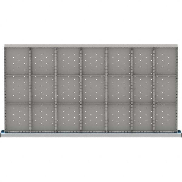LISTA - 21-Compartment Drawer Divider Layout for 3.15" High Drawers - Apex Tool & Supply