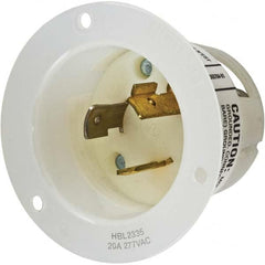 Hubbell Wiring Device-Kellems - 277V 20A NEMA L7-20P Industrial Twist Lock Inlet - Apex Tool & Supply