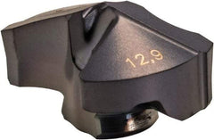 Iscar - Series IDI-SG, 12.9mm Diam Grade IC908 140° Replaceable Drill Tip - Carbide, TiAlN Finish, 12 Seat Size - Apex Tool & Supply