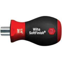 Wiha - Screwdriver Bit Holder - Hex Tip, Cushioned Grip - Apex Tool & Supply