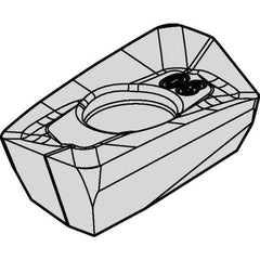 Kennametal - EC1024 Grade KC422M Carbide Milling Insert - TiB2 Finish, 0.1476" Thick, 2.38mm Corner Radius - Apex Tool & Supply