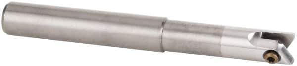 Kennametal - 20mm Cut Diam, 5mm Max Depth of Cut, 20mm Shank Diam, 142mm OAL, Indexable Ball Nose End Mill - 52mm Head Length, Straight Shank, KDMT Toolholder, KDM 20.. Insert - Apex Tool & Supply
