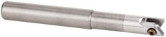 Kennametal - 12mm Cut Diam, 3mm Max Depth of Cut, 12mm Shank Diam, 122mm OAL, Indexable Ball Nose End Mill - 37mm Head Length, Straight Shank, KDMT Toolholder, KDM 12.. Insert - Apex Tool & Supply
