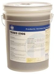 Master Fluid Solutions - Trim E906, 5 Gal Pail Cutting & Grinding Fluid - Water Soluble, For Gear Hobbing, Heavy-Duty Broaching, Machining, Surface/Pocket/Thread Milling - Apex Tool & Supply