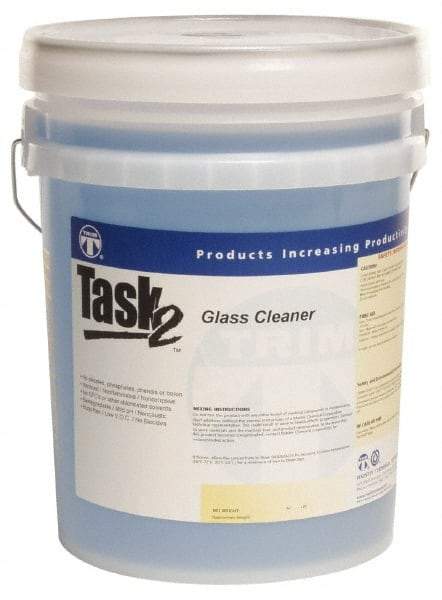Master Fluid Solutions - 5 Gal Pail Glass Cleaner - 5 Gallon Water Based Cleaning Agent Glass Cleaner - Apex Tool & Supply