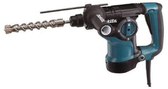 Makita - 120 Volt 1-1/8" SDS Plus Chuck Electric Rotary Hammer - 0 to 4,500 BPM, 0 to 1,100 RPM, Reversible - Apex Tool & Supply