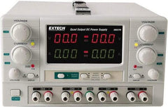 Extech - 150 Watt, 0 to 5 Amp, 0 to 30 VDC Output, Benchtop Power Supply - 2 Outputs, 10.2 Inch Wide x 14-1/2 Inch Deep x 6.3 Inch High - Apex Tool & Supply