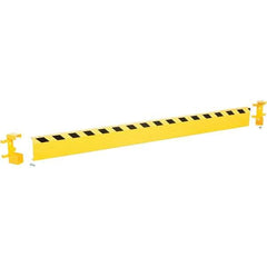 Vestil - 96' Long x 8" High, Rail System Channel Guard - 95 Lb - Apex Tool & Supply