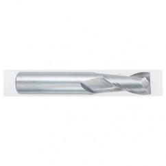 29/64 Dia. x 3 Overall Length 2-Flute Square End Solid Carbide SE End Mill-Round Shank-Center Cutting-Uncoated - Apex Tool & Supply