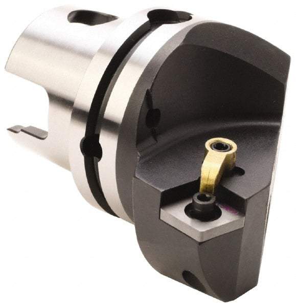 Kennametal - Left Hand Cut, Size KM80, CN.. Insert Compatiblity, Internal Modular Turning & Profiling Cutting Unit Head - 53mm Ctr to Cutting Edge, 70mm Head Length, Through Coolant, Series Kenloc - Apex Tool & Supply