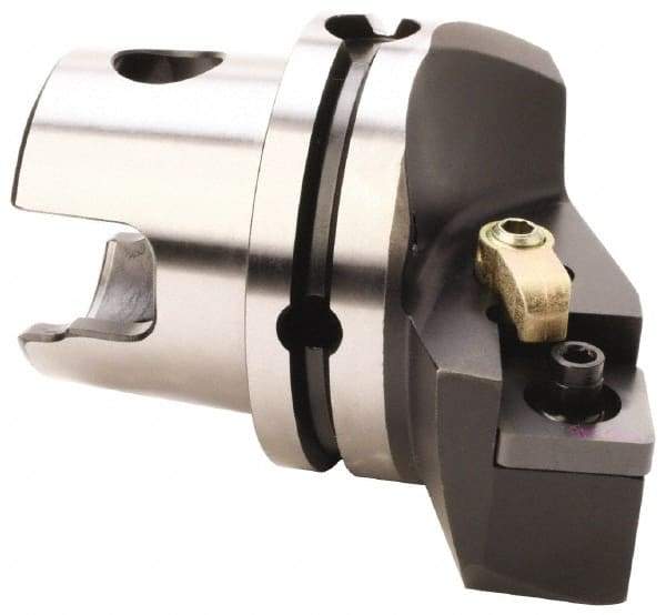 Kennametal - Right Hand Cut, Size KM80, SN.. Insert Compatiblity, External Modular Turning & Profiling Cutting Unit Head - 48mm Ctr to Cutting Edge, 70mm Head Length, Through Coolant, Series Kenloc - Apex Tool & Supply