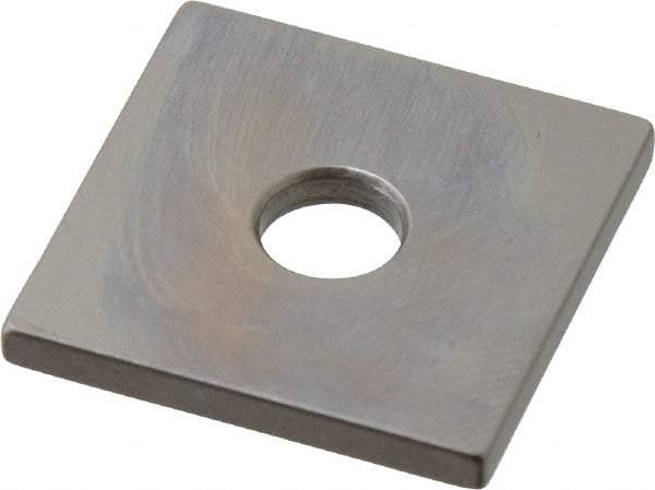 Mitutoyo - 0.102" Square Steel Gage Block - Accuracy Grade 0, Includes Certificate of Inspection - Apex Tool & Supply