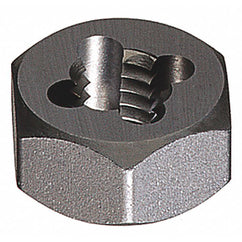 ‎9/16-18 377 Carbon Steel Hexagon Rethreading Die - Apex Tool & Supply