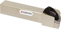 Kyocera - DWLN, Left Hand Cut, 95° Lead Angle, 3/4" Shank Height x 3/4" Shank Width, Negative Rake Indexable Turning Toolholder - 4-1/2" OAL, WN_G33, WN_M33 Insert Compatibility, Series DWLN - Apex Tool & Supply