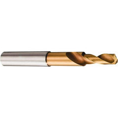 Sandvik Coromant - 8mm Body, 6.8mm Step Diam, 0.315" Diam Straight Shank, Solid Carbide Subland Step Drill Bit - Apex Tool & Supply