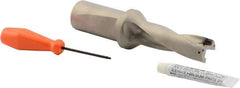Sumitomo - 3.118" Max Drill Depth, 3xD, 1" Diam, Indexable Insert Drill - 1-1/4" Shank Diam, Whistle Notch Shank - Apex Tool & Supply