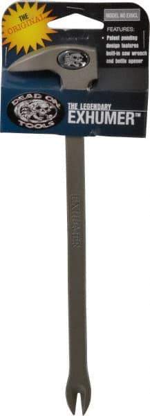 Dead On - 10-5/8" OAL Nail Puller - S-5 Grade Steel Invest Cast - Apex Tool & Supply