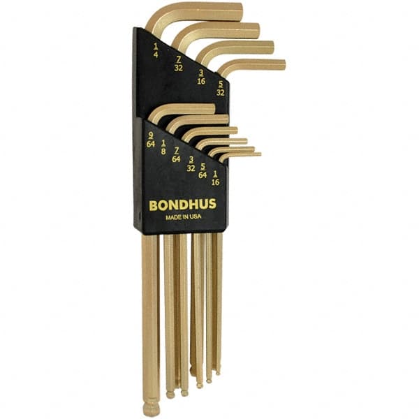 Bondhus - Hex Key Sets Tool Type: Hex Handle Type: L-Key Long Arm - Apex Tool & Supply