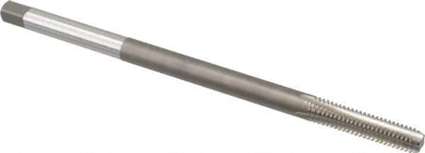 Kennametal - 5/16-18 UNC 4 Flute H3 Bright Finish High Speed Steel Hand Extension Tap - Bottoming Chamfer, 6" OAL, 2B/3B Class of Fit - Apex Tool & Supply