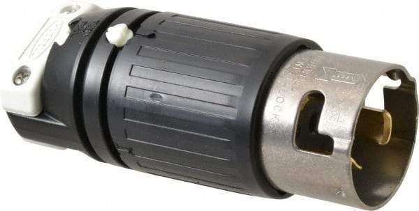 Hubbell Wiring Device-Kellems - 480 VAC, 50 Amp, NonNEMA Configuration, Industrial Grade, Self Grounding Plug - 1 Phase, 2 Poles, IP20, 0.83 to 1-1/4 Inch Cord Diameter - Apex Tool & Supply