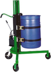 Valley Craft - 1,000 Lb Load Capacity, 30, 55 & 85 Gal Drum Lifter - For 30 Gal, 55 Gal & 85 Gal Drums - Apex Tool & Supply