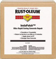 Rust-Oleum - 1 Gal Bottle Concrete Repair/Resurfacing - Gray, 230 Sq Ft Coverage, Polyethylene - Apex Tool & Supply
