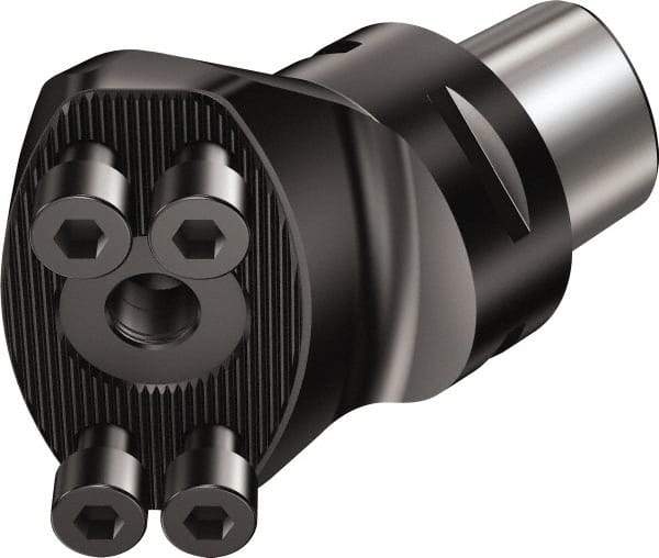 Sandvik Coromant - C5;70 System Size, Modular Tool Holding System Adapter - 65mm Projection, 4-1/64" OAL, Through Coolant - Exact Industrial Supply