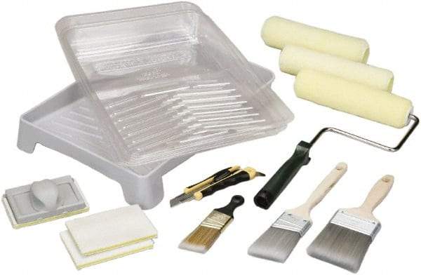 Ability One - Trim Paint Roller Kit - Includes Paint Tray, Roller Cover & Frame - Apex Tool & Supply