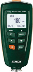 Extech - 19.69 to 49.21 mil Coating Thickness Gage - For Use with Ferrous/Nonferrous Bases - Apex Tool & Supply