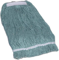 Ability One - 1-1/4" Large Blended Fiber Loop End Mop Head - 4 Ply, Side Loading Connection - Apex Tool & Supply