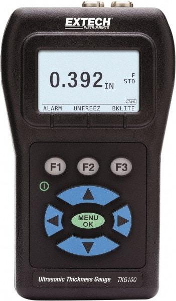 Extech - 0.02" to 20" Measurement, 0.001" Resolution Electronic Thickness Gage - Apex Tool & Supply