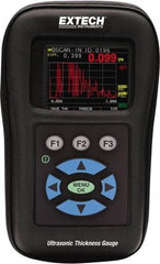 Extech - 0.02" to 20" Measurement, 0.001" Resolution Electronic Thickness Gage - Apex Tool & Supply