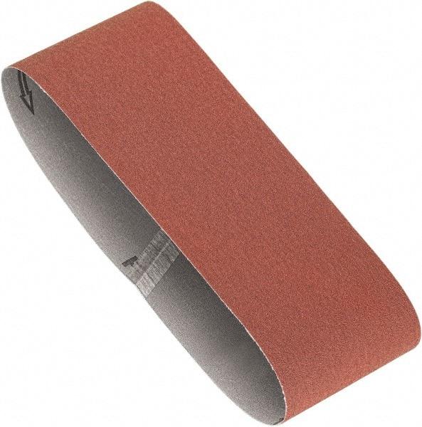 Porter-Cable - 4" Wide x 24" OAL, 120 Grit, Zirconia Alumina Abrasive Belt - Zirconia Alumina, Fine, Coated, X Weighted Cloth Backing, Dry - Apex Tool & Supply