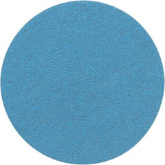 Porter-Cable - 6" Diam, 60 Grit Zirconia Alumina Adhesive PSA Disc - Medium Grade, Tan, C Weighted Backing, Flexible, 13,000 Max RPM - Apex Tool & Supply