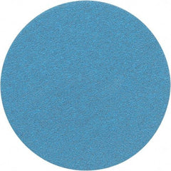 Porter-Cable - 5" Diam, 320 Grit Zirconia Alumina Adhesive PSA Disc - Extra Fine Grade, Tan, C Weighted Backing, Flexible, 13,000 Max RPM - Apex Tool & Supply