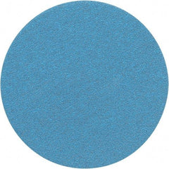 Porter-Cable - 5" Diam, 120 Grit Zirconia Alumina Adhesive PSA Disc - Fine Grade, Tan, C Weighted Backing, Flexible, 13,000 Max RPM - Apex Tool & Supply