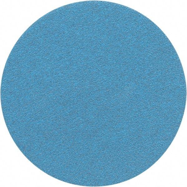 Porter-Cable - 5" Diam, 180 Grit Zirconia Alumina Adhesive PSA Disc - Very Fine Grade, Tan, C Weighted Backing, Flexible, 13,000 Max RPM - Apex Tool & Supply