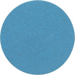 Porter-Cable - 5" Diam, 60 Grit Zirconia Alumina Adhesive PSA Disc - Medium Grade, Tan, C Weighted Backing, Flexible, 13,000 Max RPM - Apex Tool & Supply